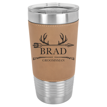 20oz Groomsmen Tumbler- custom tumblers for groomsmen
